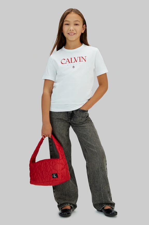 Calvin Klein Jeans t-shirt in cotone per bambini IG0IG03060.128.176.PPY2