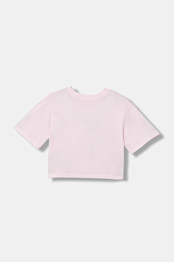 Dětské bavlněné tričko Calvin Klein Jeans IG0IG03062.128.176.PPY2 růžová SS26