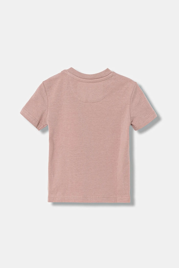 Dječja majica kratkih rukava Calvin Klein Jeans IN0IN00345.PPY2 roza SS26