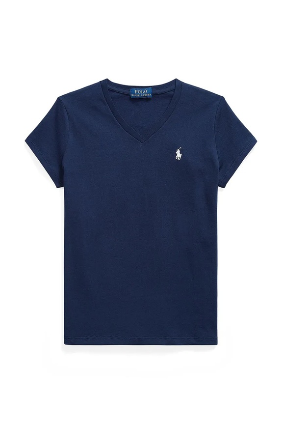Polo Ralph Lauren tricou de bumbac pentru copii uni bleumarin 313A10636002