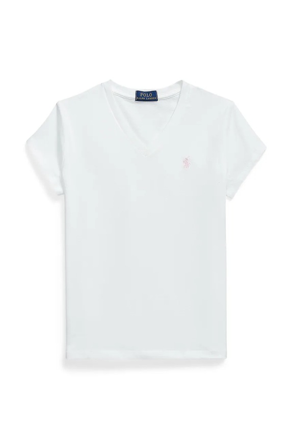 Polo Ralph Lauren t-shirt bawełniany dziecięcy bawełna biały 313A10636003