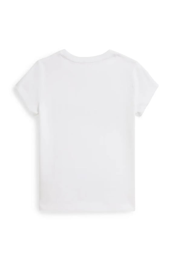 Detské bavlnené tričko Polo Ralph Lauren 312A96120001 biela SS26