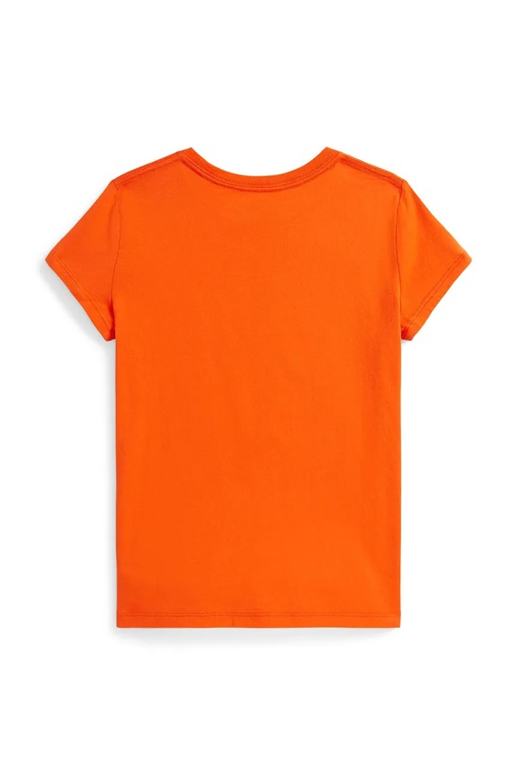 Detské bavlnené tričko Polo Ralph Lauren 313A96120002 oranžová SS26