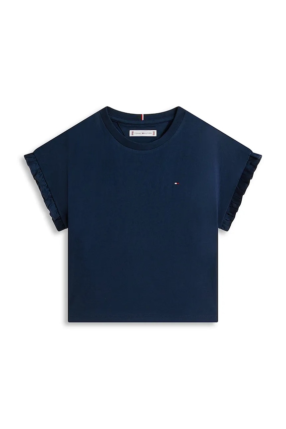 Tommy Hilfiger tričko detské s bavlnou KG0KG08970.128.176.PPY2 tmavomodrá SS26