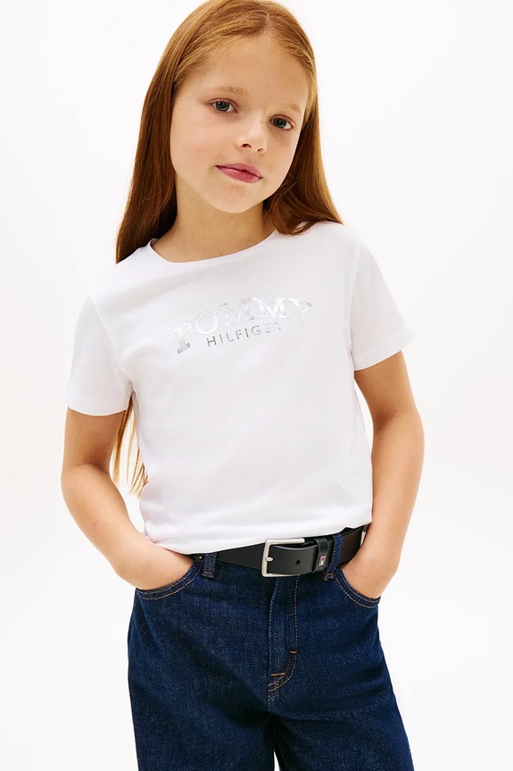 Tommy Hilfiger t-shirt dziecięcy pozostałe biały KG0KG08974.128.176.PPY2