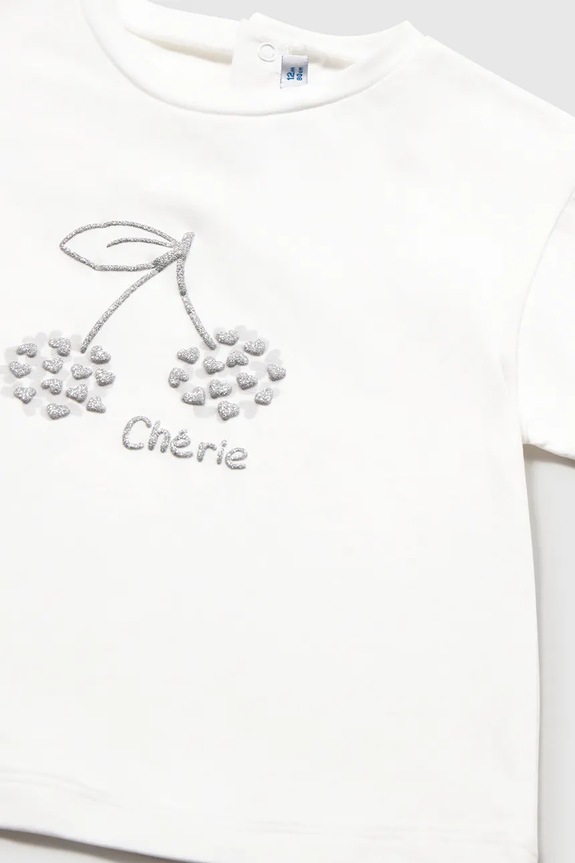 Κοριτσίστικα Παιδικό μπλουζάκι Mayoral 105.4G.Baby.PPY2 λευκό