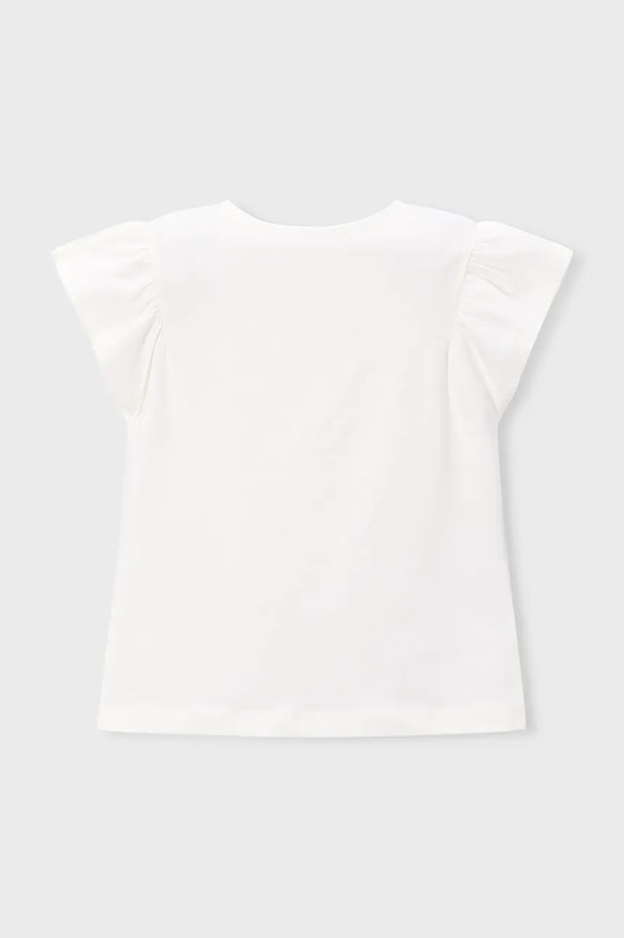 Mayoral t-shirt dziecięcy 3007.6E.Mini.PPY2 biały SS26