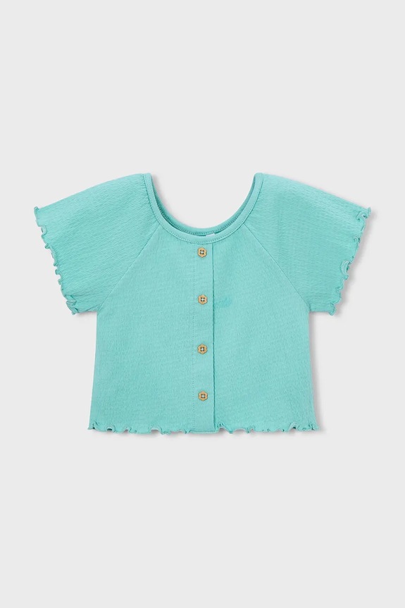 Παιδικό μπλουζάκι Mayoral 3014.6J.Mini.PPY2 τιρκουάζ SS26