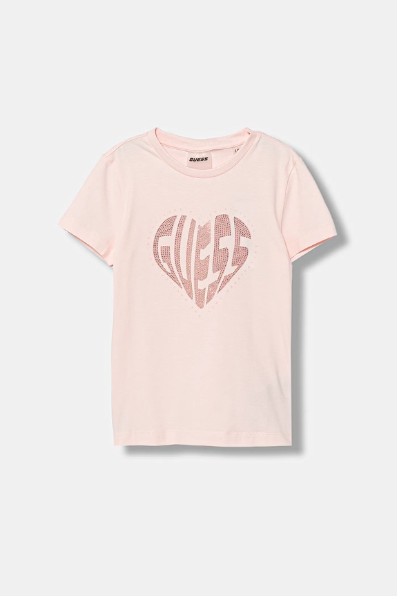 Детская футболка Guess с эластаном розовый J5RI46.J1314.PPY2
