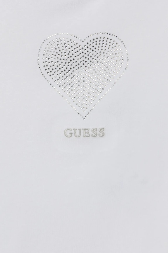 Κοριτσίστικα Παιδικό μπλουζάκι Guess J6RI05.K6YW4.PPY2 λευκό