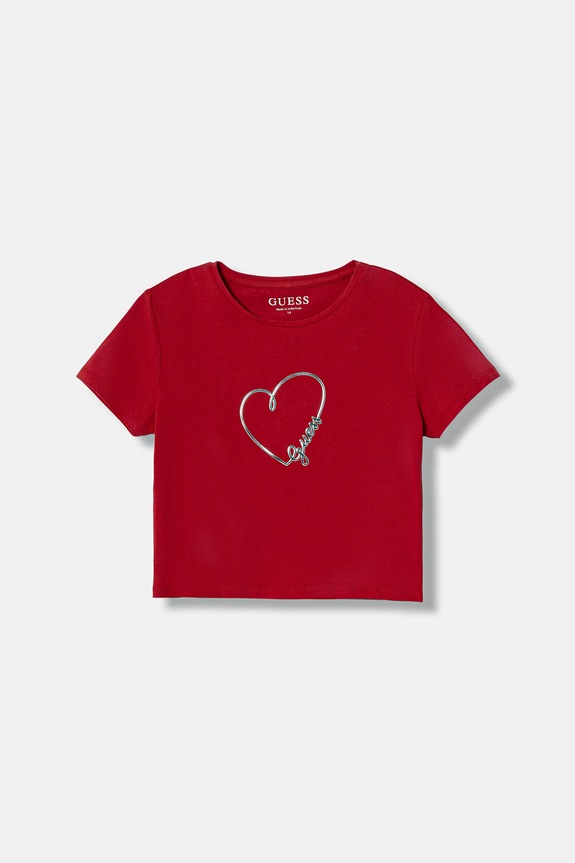 Детская футболка Guess с эластаном красный J6RI06.K6YW4.PPY2
