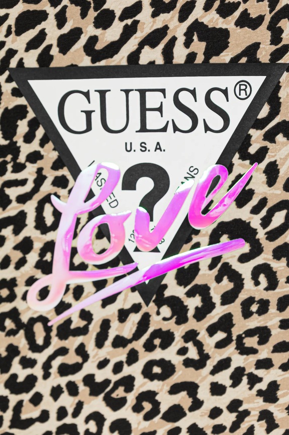 Κοριτσίστικα Παιδικό μπλουζάκι Guess J6RI08.K6YW4.PPY2 μπεζ