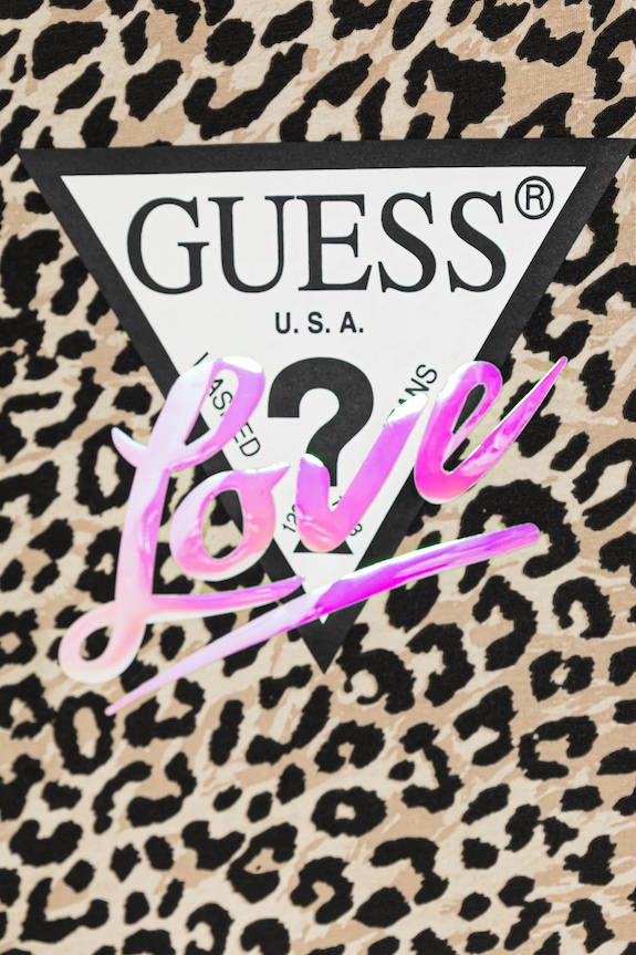 Κοριτσίστικα Παιδικό μπλουζάκι Guess J6RI08.K6YW4.PPY2 μπεζ