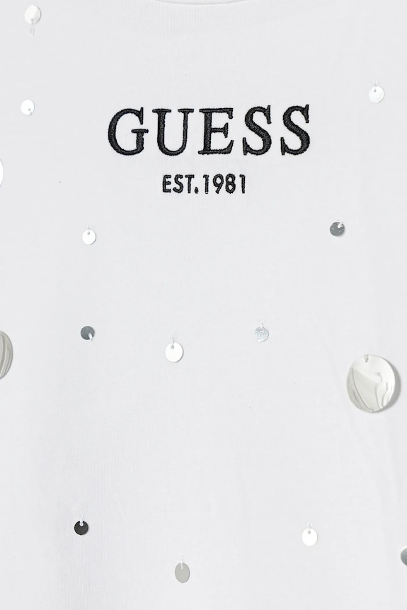 Дівчинка Дитяча футболка Guess J6RI12.J1314.PPY2 білий