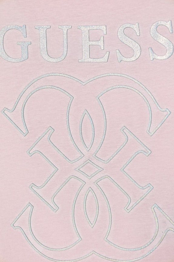 Κοριτσίστικα Παιδικό βαμβακερό μπλουζάκι Guess J6RI22.K8HM4.PPY2 ροζ