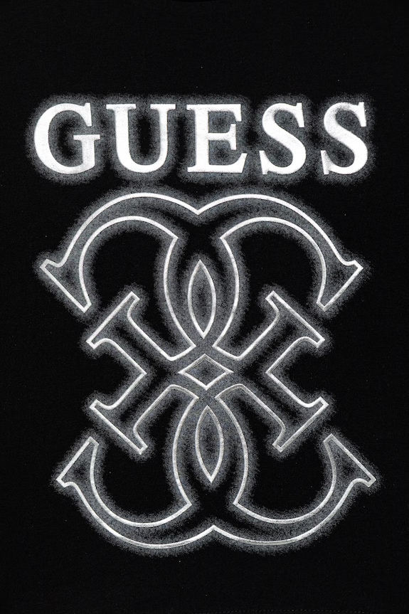 Κοριτσίστικα Παιδικό βαμβακερό μπλουζάκι Guess J6RI22.K8HM4.PPY2 μαύρο