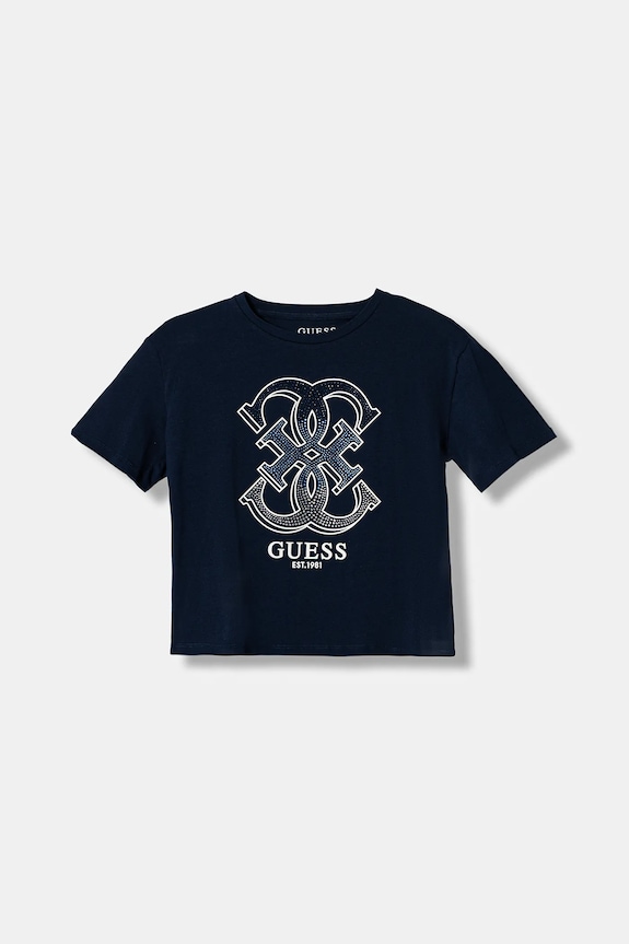Дитяча футболка Guess з еластаном темно-синій J6RI28.K6YW4.PPY2
