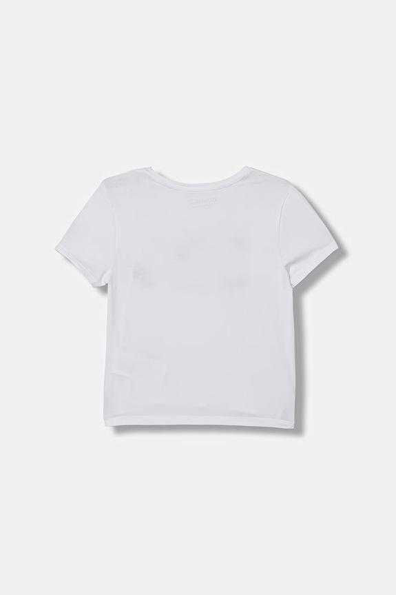 Παιδικό μπλουζάκι Guess J6RI34.K6YW4.PPY2 λευκό SS26