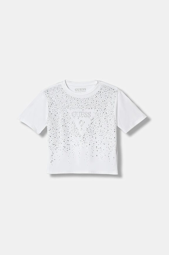 Guess t-shirt dziecięcy wzorzyste biały J6RI37.K6YW4.PPY2