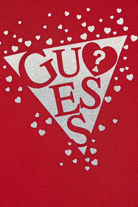Κοριτσίστικα Παιδικό μπλουζάκι Guess K6RI00.K6YW4.PPY2 κόκκινο