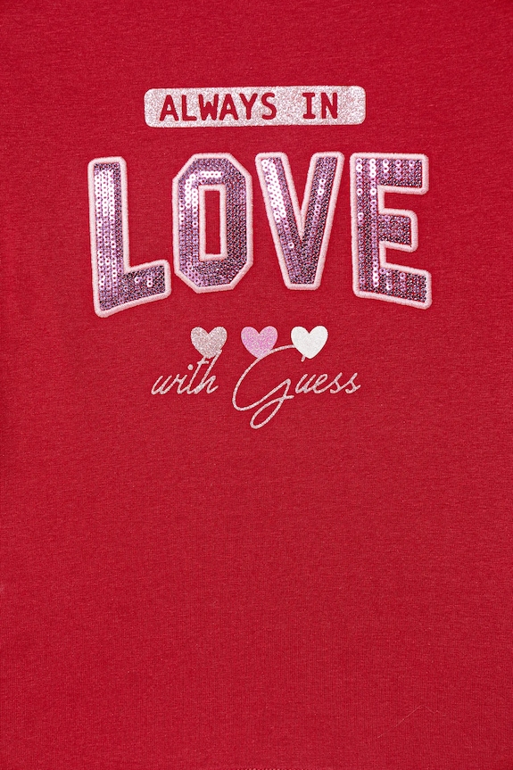 Lány Guess gyerek póló K6RI11.K6YW4.PPY2 piros