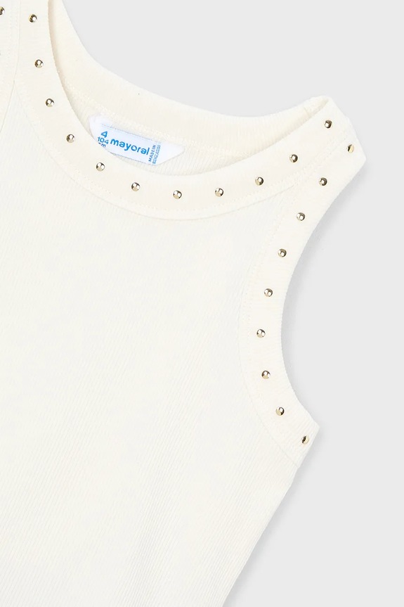 Mayoral top copii alb 3021.6F.Mini.PPY2