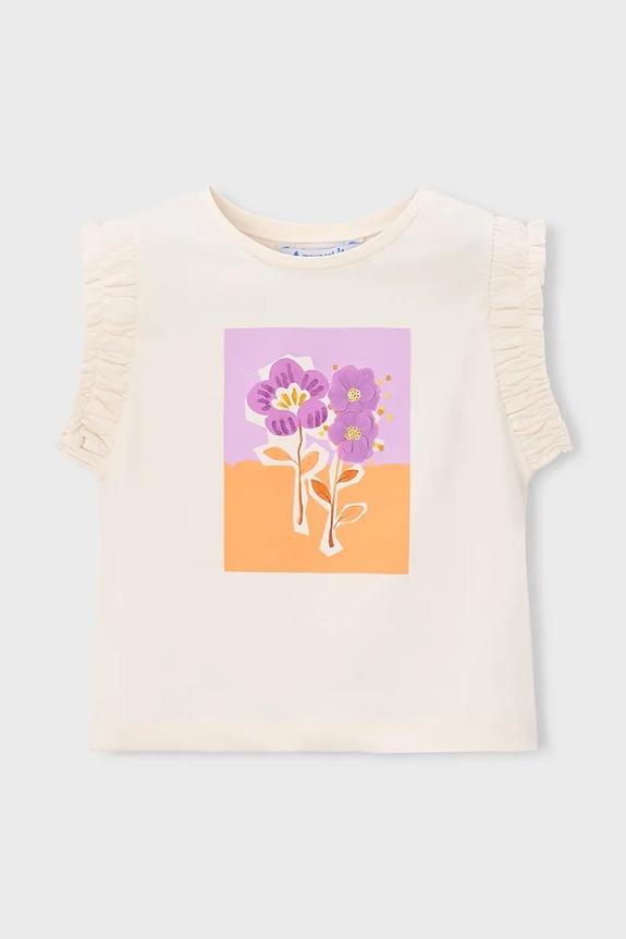 Dječji top Mayoral s elastinom bež 3023.6M.Mini.PPY2