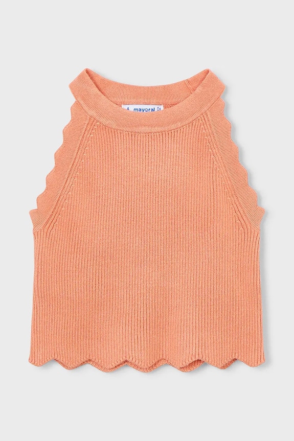 Mayoral top dziecięcy pozostałe pomarańczowy 3027.6G.Mini.PPY2