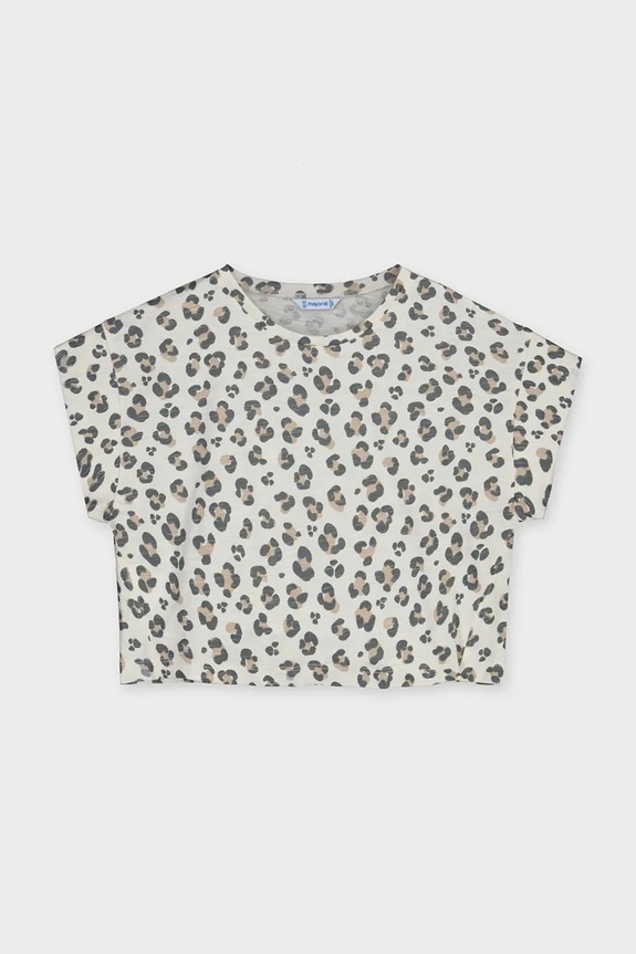 Mayoral tricou din bumbac 6012.8K.Junior.PPY2 bej SS26