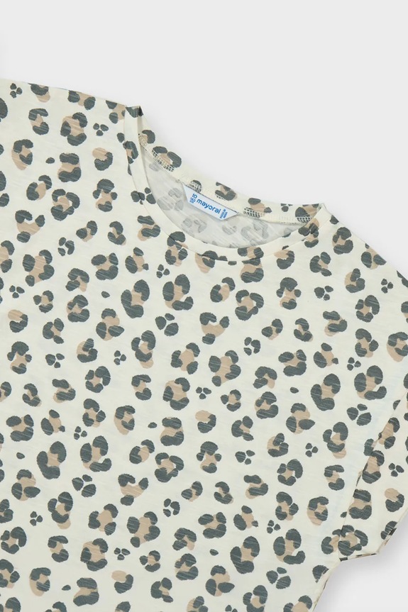 Mayoral tricou din bumbac bej 6012.8K.Junior.PPY2