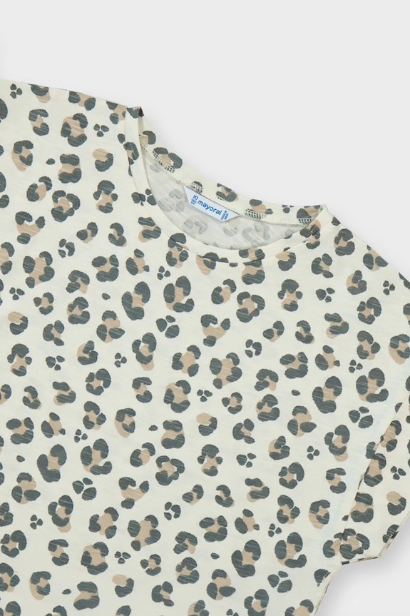 Mayoral tricou din bumbac bej 6012.8K.Junior.PPY2
