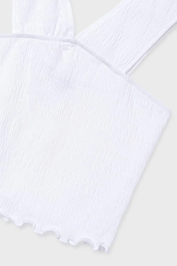 Mayoral top dziecięcy biały 6018.8G.Junior.PPY2