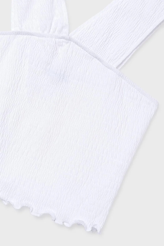 Mayoral top dziecięcy biały 6018.8G.Junior.PPY2