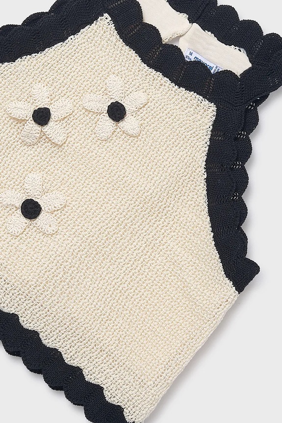 Κοριτσίστικα Παιδικό βαμβακερό τοπ Mayoral 6021.8C.Junior.PPY2 λευκό