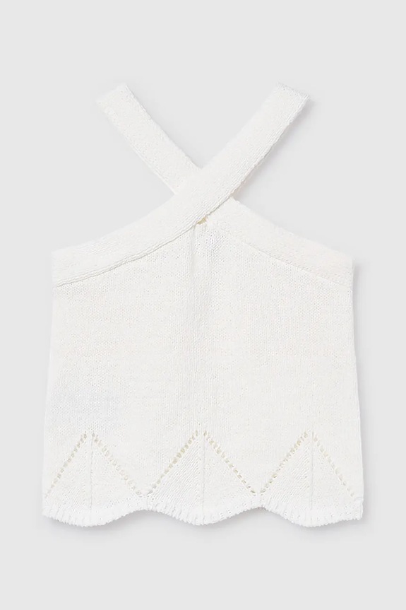 Παιδικό top Mayoral 6024.8D.Junior.PPY2 λευκό SS26