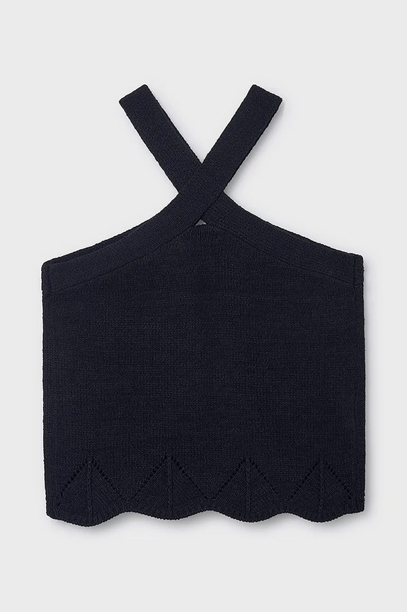 Mayoral top dziecięcy 6024.8D.Junior.PPY2 czarny SS26