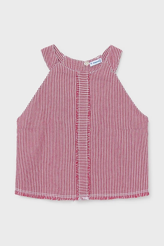 Mayoral top din bumbac pentru copii cu modele roz 6025.8F.Junior.PPY2