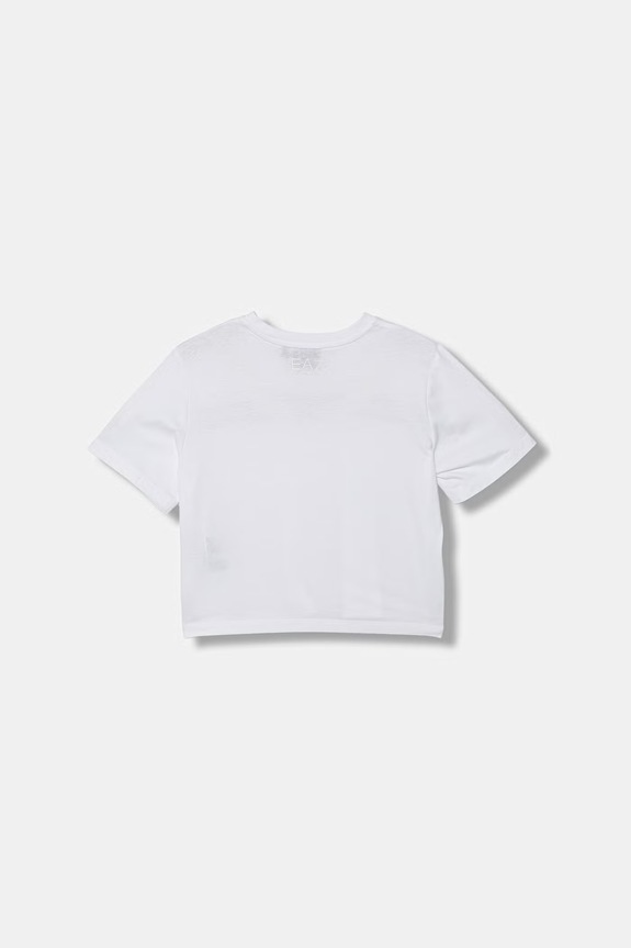 EA7 Emporio Armani t-shirt gyerek pamut 7G000207.AF12503 fehér SS26