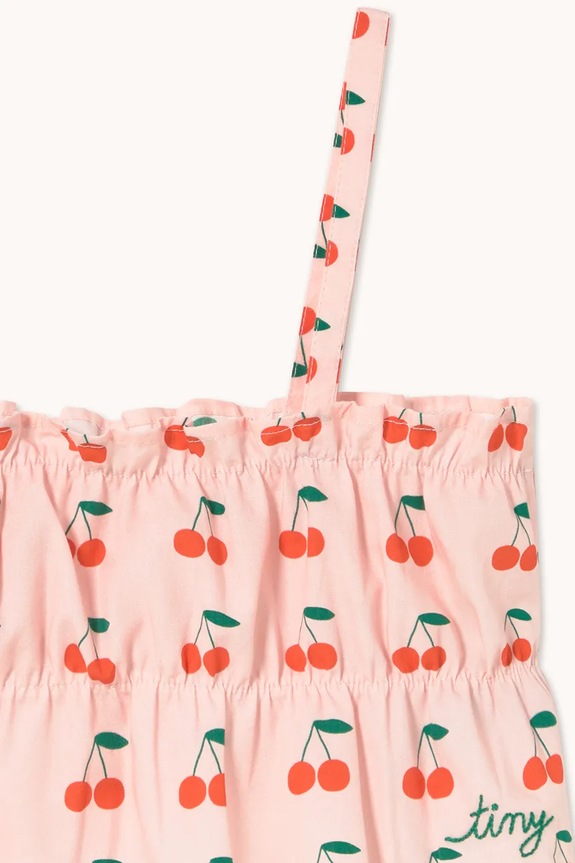 Detský bavlnený top Tinycottons CHERRIES TOP ružová SS26.275