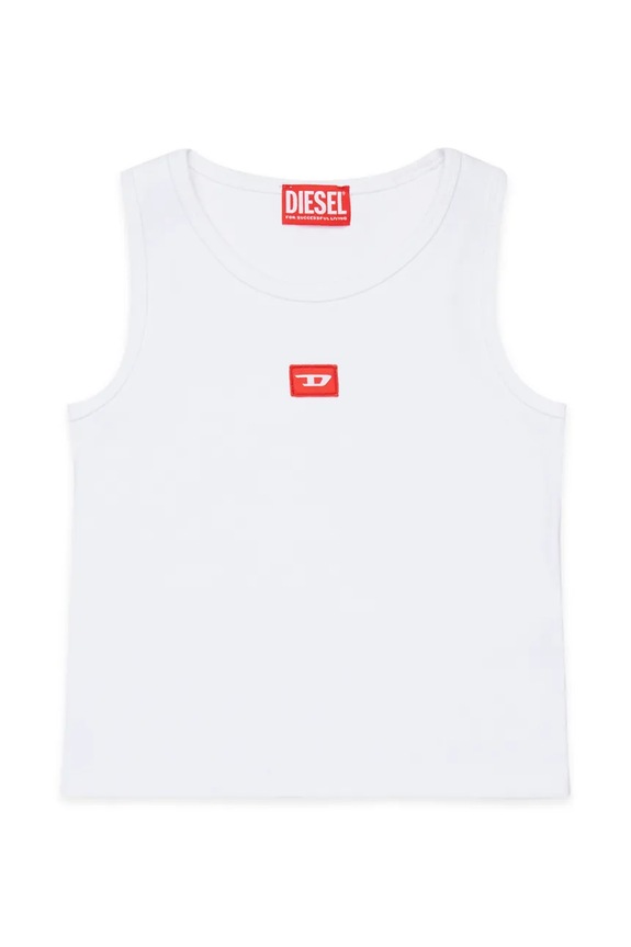 Παιδικό top Diesel TPACI T-SHIRT με ελαστάν λευκό J02594.KYAZY