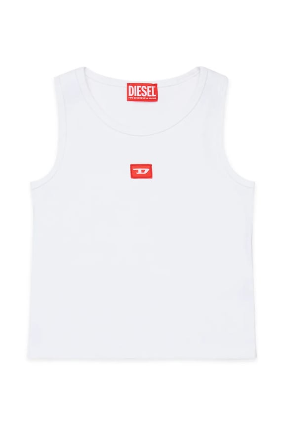 Παιδικό top Diesel TPACI T-SHIRT με ελαστάν λευκό J02594.KYAZY