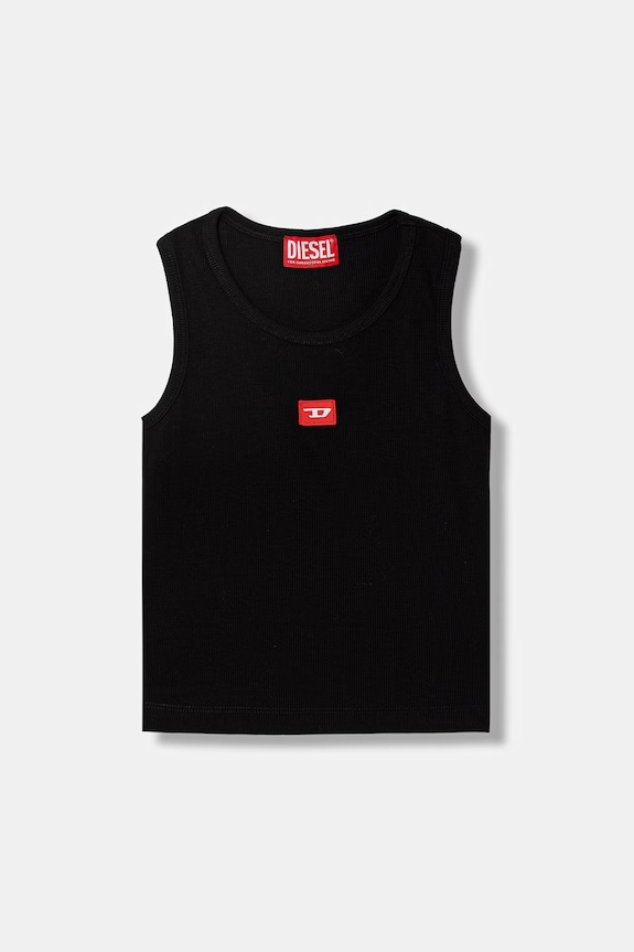 Dječji top Diesel TPACI T-SHIRT s elastinom crna J02594.KYAZY