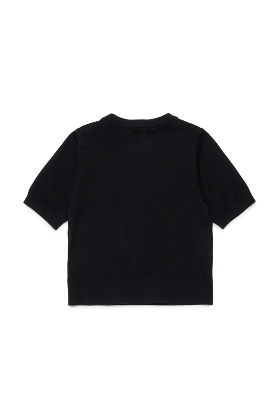 Diesel t-shirt in cotone per bambini KMARIGA KNITWEAR J02654.RLAXU nero SS26