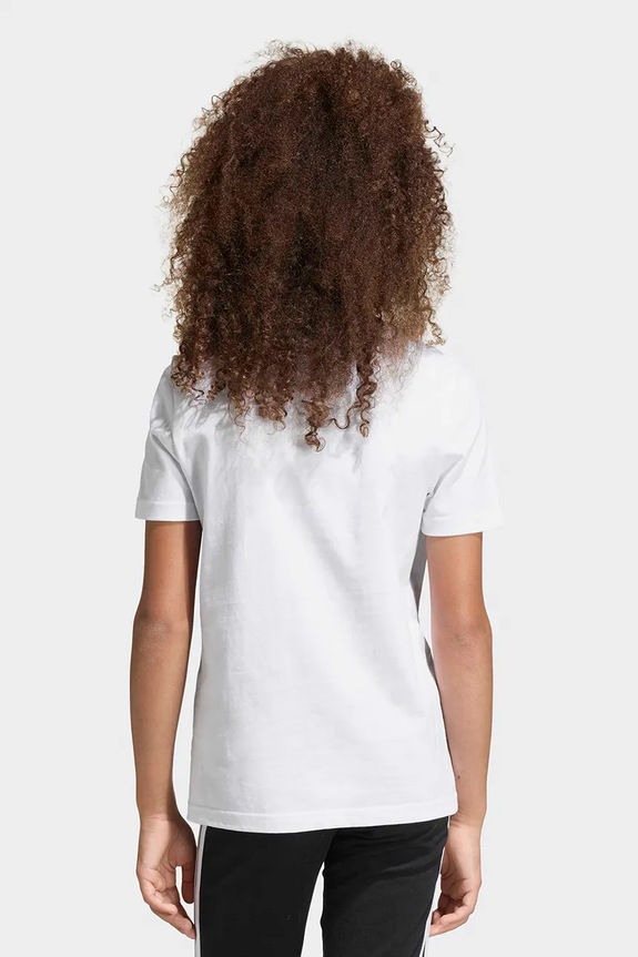 Fete adidas tricou de bumbac pentru copii KA2983 alb