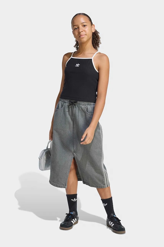 adidas Originals top dziecięcy czarny KE2492