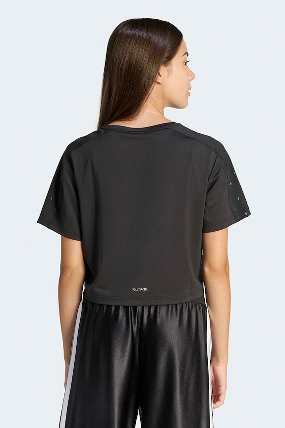 Fete adidas tricou de bumbac pentru copii KB7027 negru