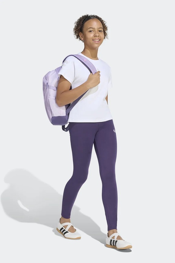 adidas T-shirt per bambini con cotone bianco KB6896
