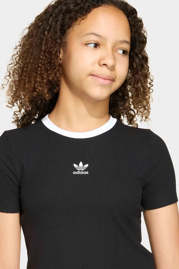 Dječja majica kratkih rukava adidas Originals crna KE2496