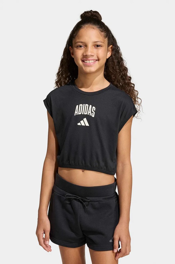 adidas t-shirt dziecięcy czarny KC4590