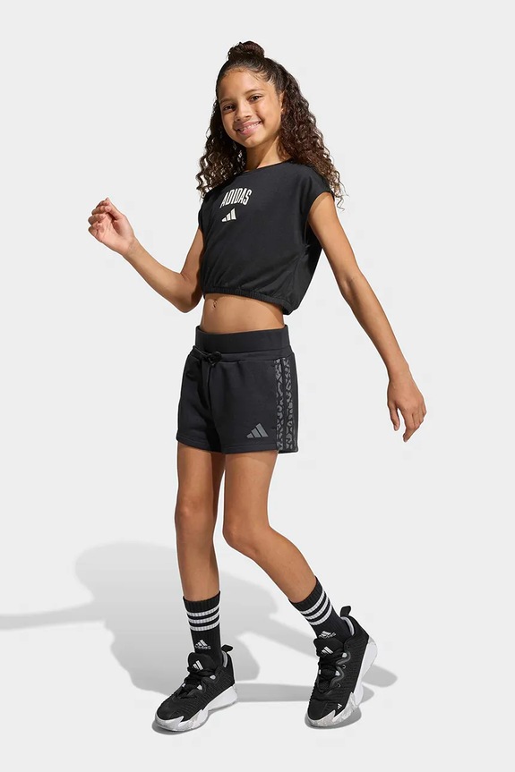 adidas t-shirt dziecięcy czarny KC4590